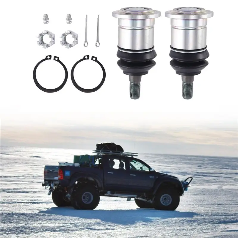 AB96-2PCS 25Mm Extended Ball Joint Parts Accessories For Toyota Hilux 2005+ KUN25 KUN26 GGN25R(43330-KUN25)