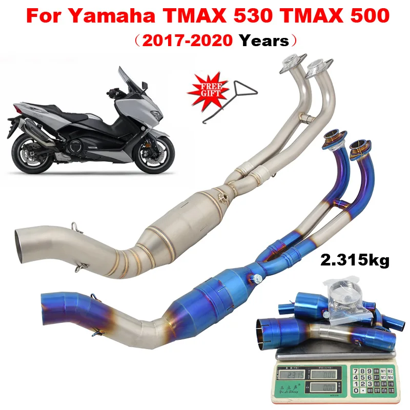 

Выхлопная труба для YAMAHA TMAX530 TMAX 500 530 560 2017-2023, 50,8 мм