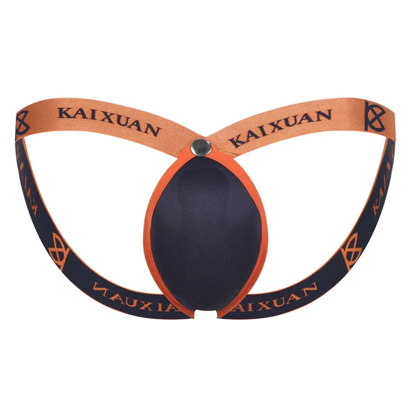 

Men's Bulge Thong Underwear Butt-Lifting U-Convex Cup Double-Thong Low-Waist 3D Enhanced Butt-Lifting Intimate Bottoms Lingerie