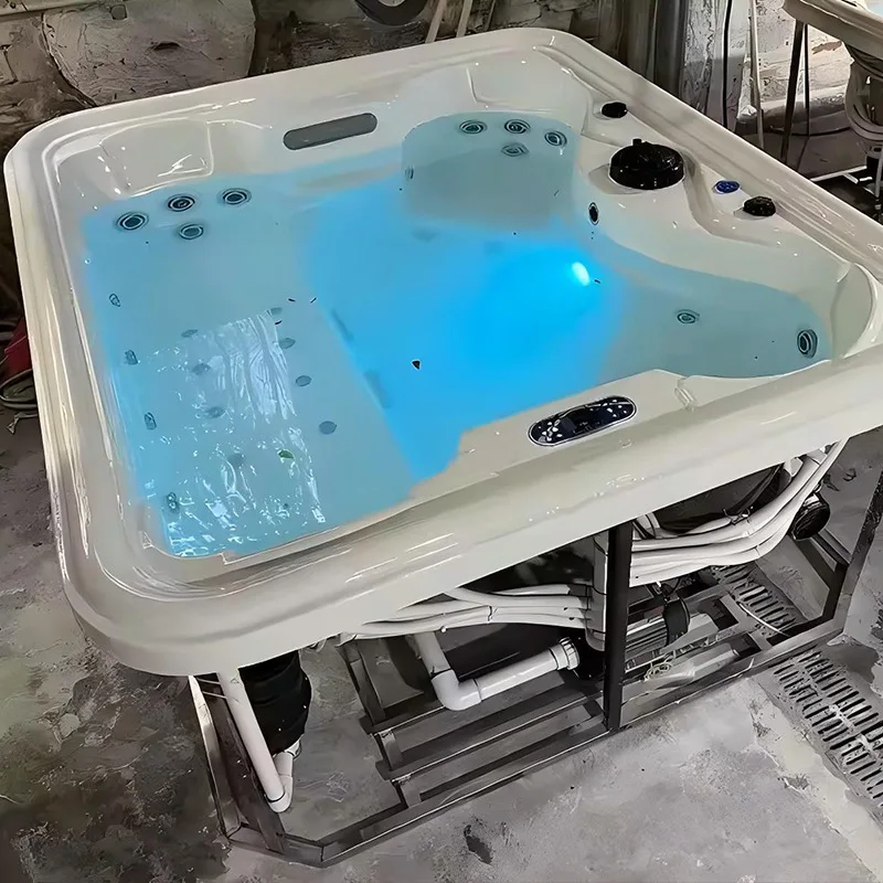 

Large pool Jacuzzi 4 people surfing Heated massage Outdoor bath Spa spa Acrylic bath
