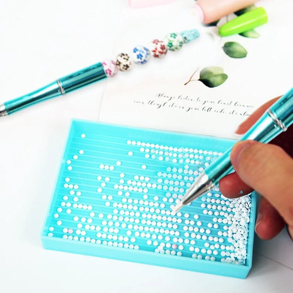 New DIY Craft Diamond Painting Pen Nail Art Gem Jewel Wax Ceramics Point Drill Pen Picker Tool Ergonomic Diamond Art Dots Pen