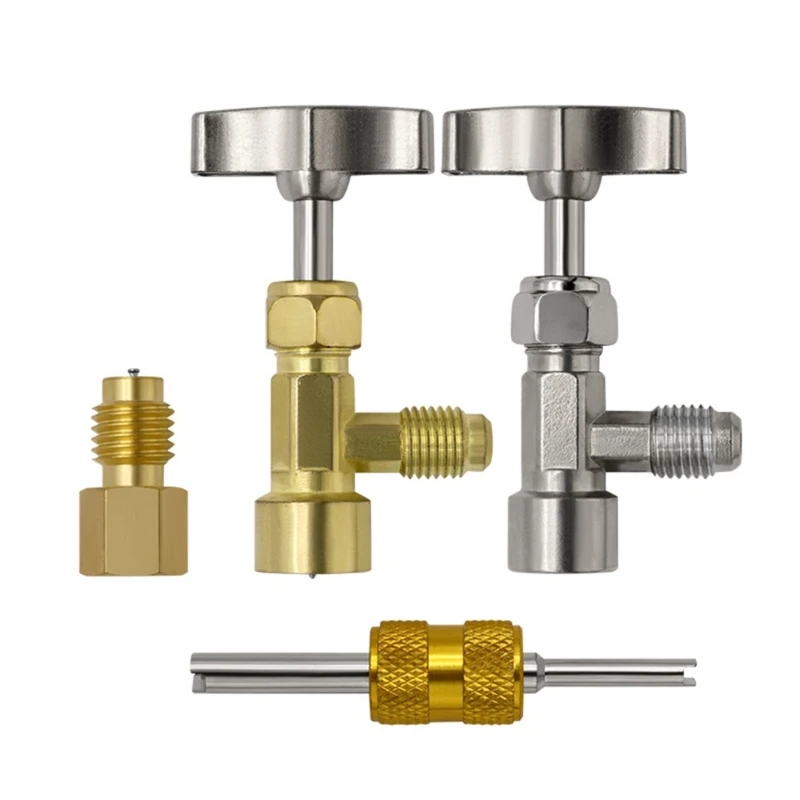 Klimatyzatory R134A Złącze regulowane Adaptery R134A Narzędzie do ładowania samochodzie