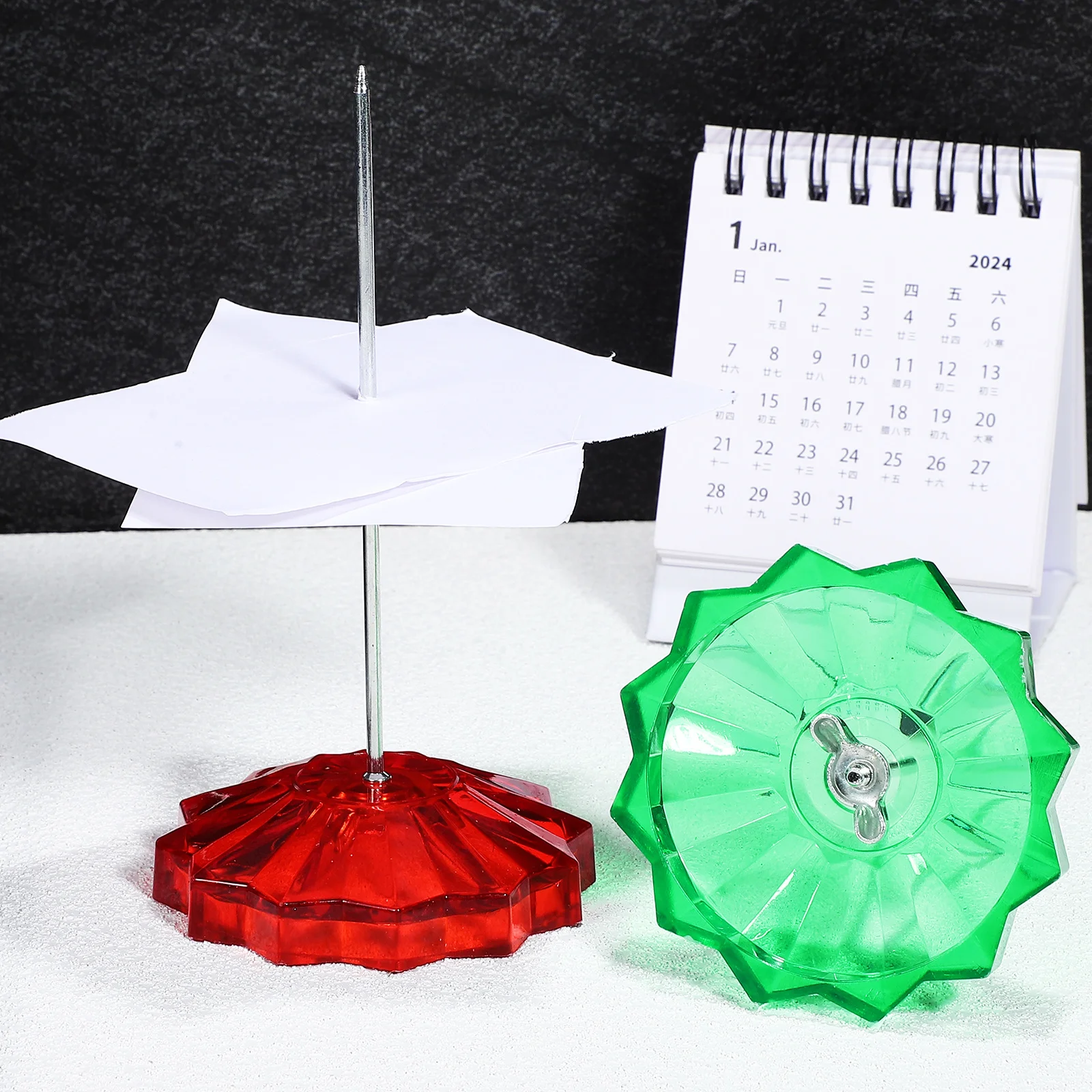 

8Pcs Multi Color Receipt Spike Receipt Organizer Bill Fork Paper Holder for Restaurant Office Desk Supplies Business Card Holder