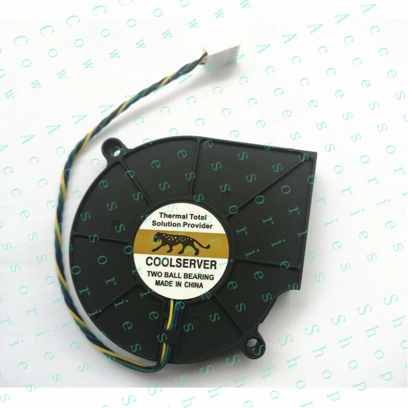 PP+ 1PC   Double Ball Turbo Fan Blower 12V 0.80A  BB7515BU