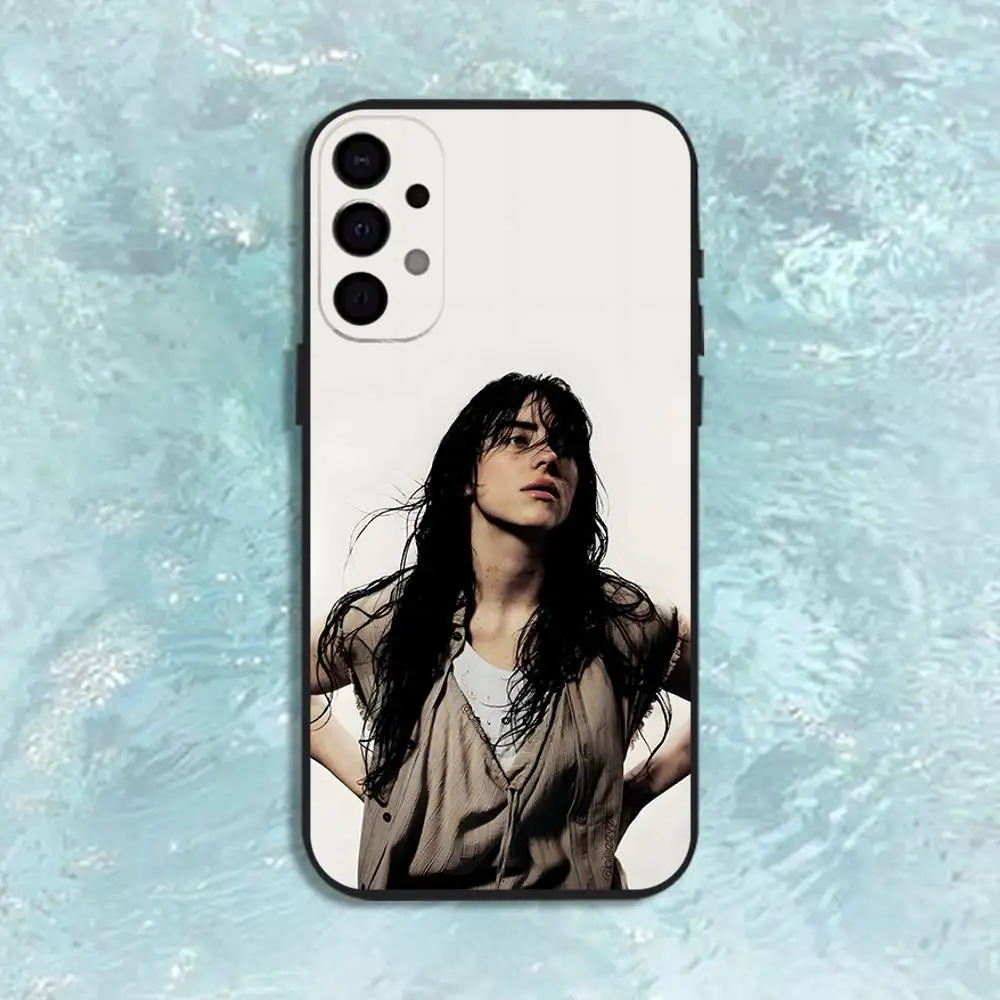 حافظة هاتف SINGER LUNCH B-BILLIE لهاتف سامسونج S25، S24، S21، S22، S23، S30، Ultra، S20، Plus، Fe، Lite، Note، 10,9,5G غطاء أسود