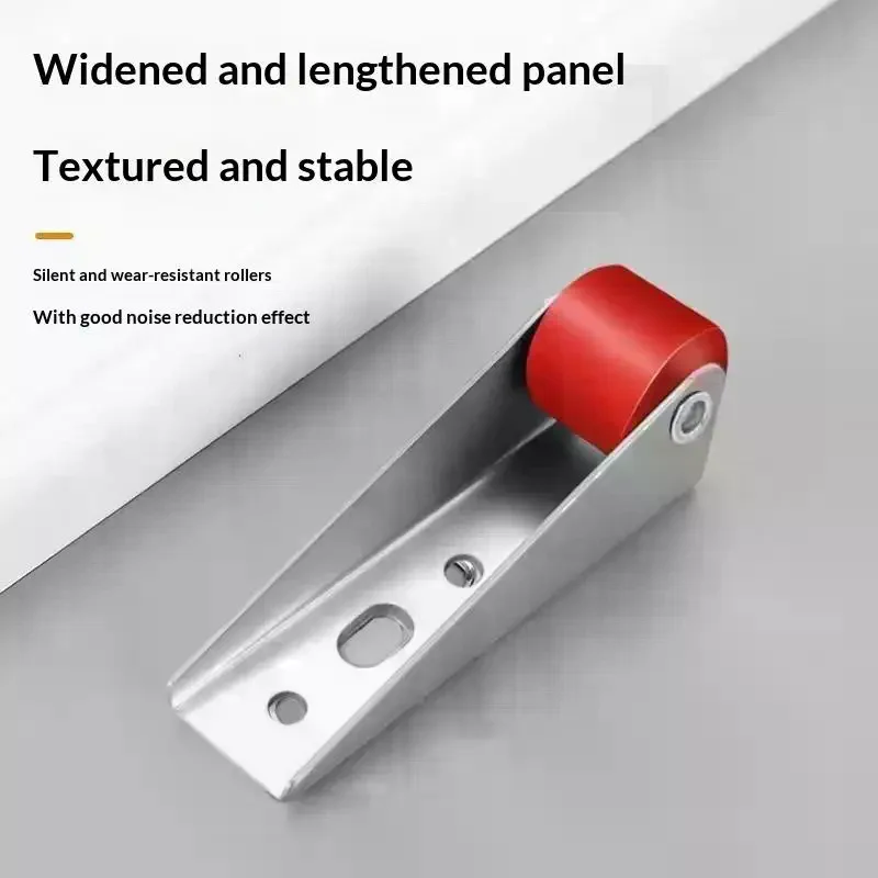 2Pcs Movable Directional Wheel Solid Simple Fixed Roller Table Foot Mini Mobile Roller Flexible Silent Anti-Wear Wheel Roller
