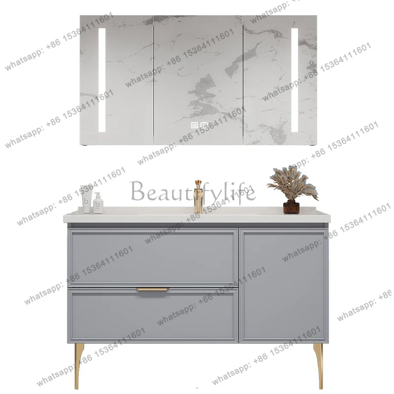 

Mirror Modern Bathroom Cabinet Sink Accessories Space Saver Luxury Cupboard Display