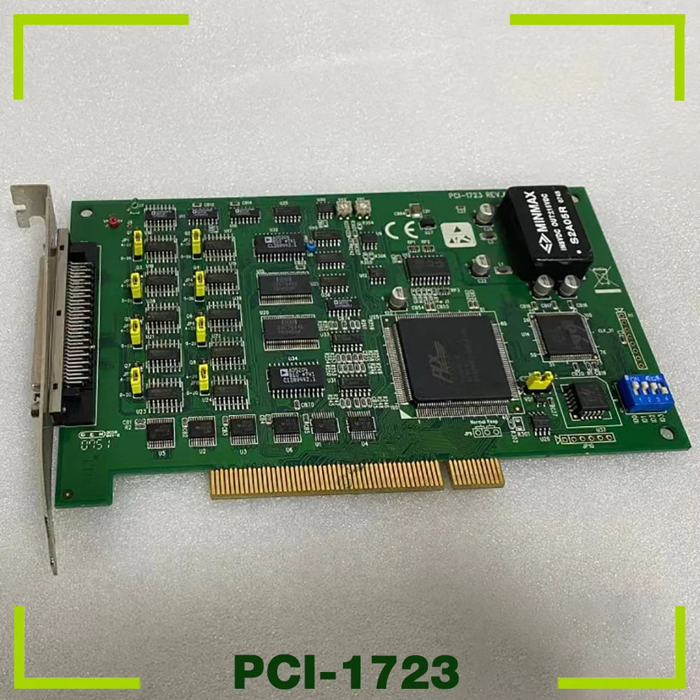 16 bit 8-way Non Isolated Analog Output Card For Advantech PCI-1723