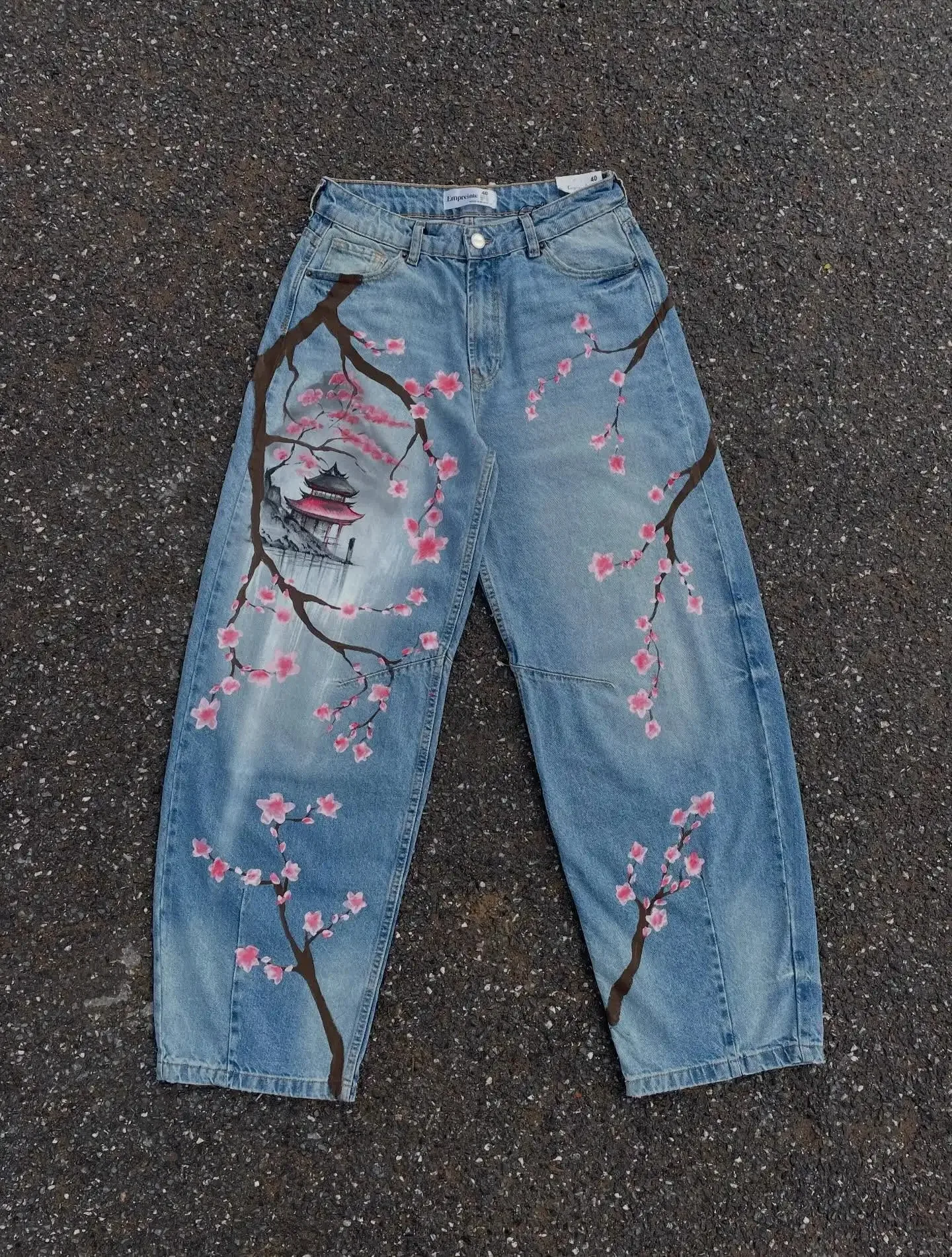 

Мужские готические джинсы Y2K с принтом вишневого цвета, прямые, несминаемые, зимние, со средней посадкой, на молнии, с цветочным узором