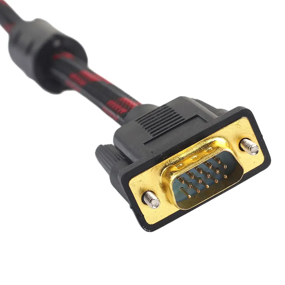 1.5m DVI Male to VGA Male Cable DVI-I 24+5 Wire Bi-Directional Cord DVI-I to VGA Video Line for HDTV DVD Laptop Monitor