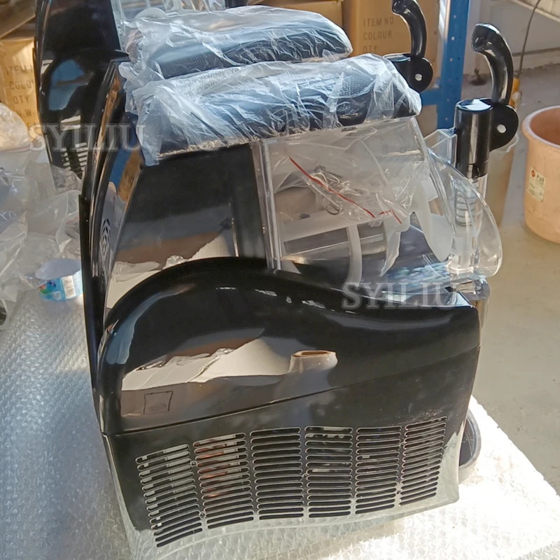 New 2 Tanks Commercial Slushie Machine Easy to Operate Professional Frozen Beverage Dispenser For Smoothie Slush Ice Slush