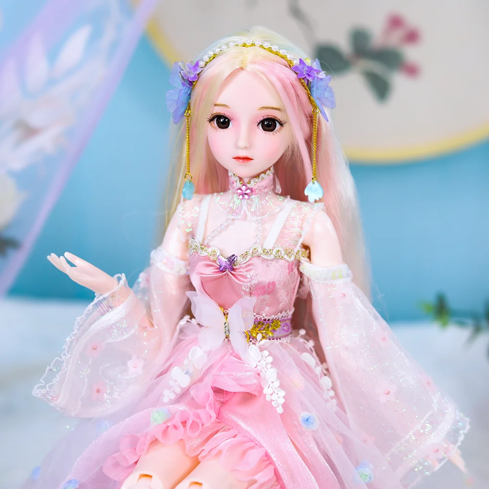 Специальная цена: Кукла DBS 1/3 BJD, высота 62 см, механическое суставное тело, с полным макияжем, волосами, глазами, одеждой, игрушка-подарок.