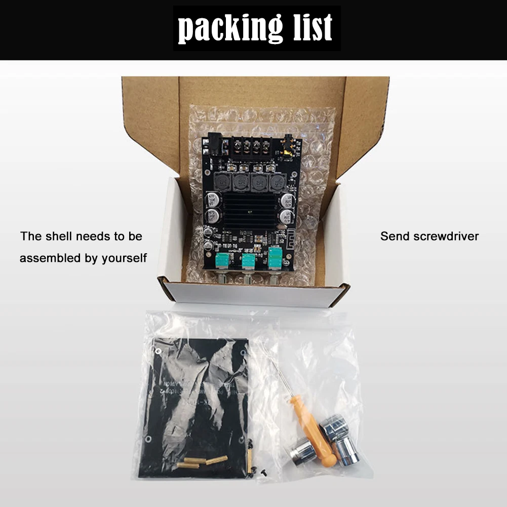 ZK-1002T Bluetooth 5,0 2,0 канальный мощный аудио стерео сабвуфер усилитель плата 100Wx2 аудио модуль сабвуфер акустическая плата