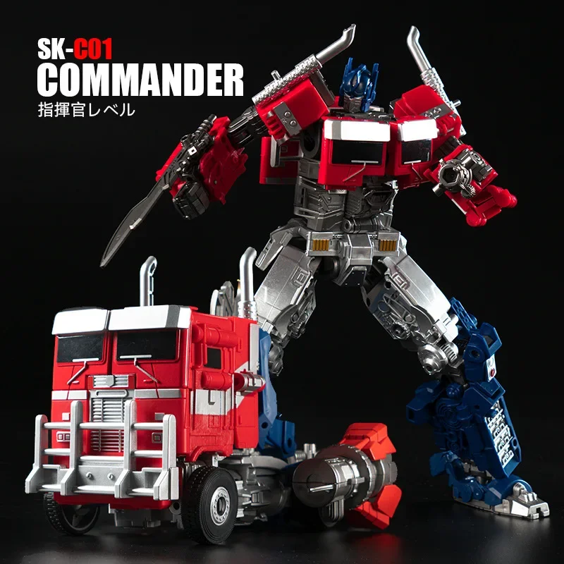 Transforming Toys SK08 Enlarged Movie Version Finely Painted OP KO SS102 Boy Autobot Model Action Collectible Figures Gifts