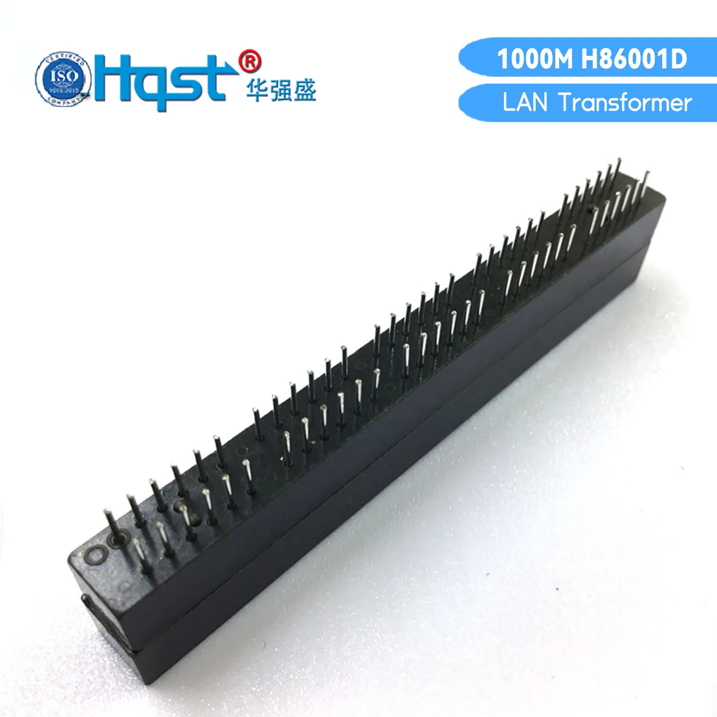 H86001d Direct Plug 60pin Gigabit Network Transformer Factory Direct Supply Double Loop LAN  Filter Autocoupling Hqst