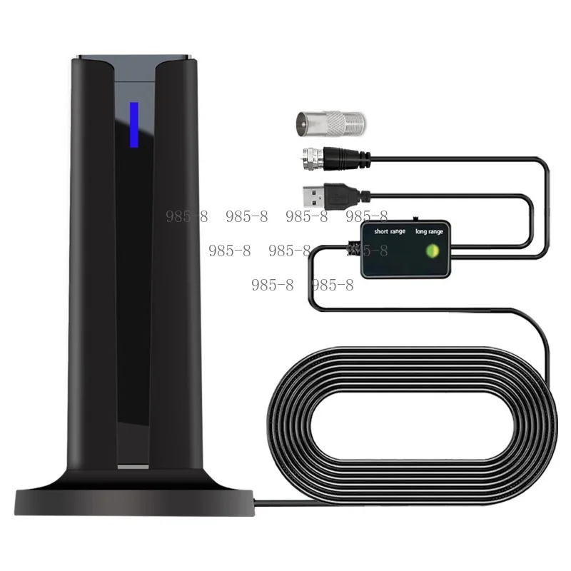 OTA Digital TV Antenna Signal Booster, Long Range Receiving Aerial Compatible with 1080P and 4K Video