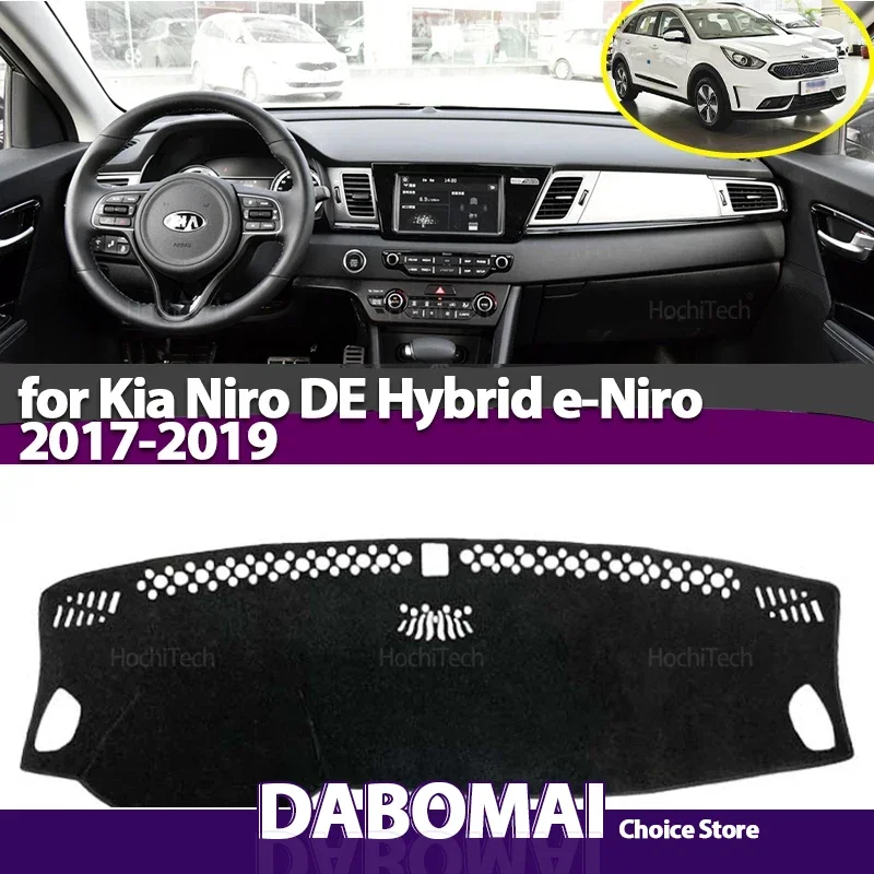 For Kia Niro DE Hybrid E-Niro 2017 2018 2019 Car Accessories Dashboard Cover Dash Board Mat Carpet Pad Shade Cape Blanket