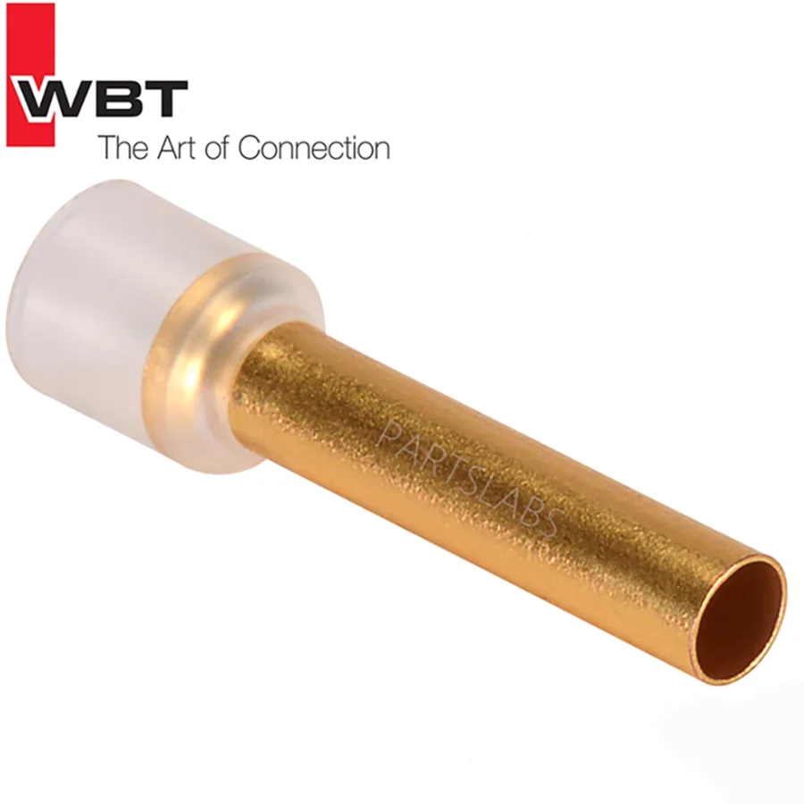 Original German WBT 0441-0446 HiFi audio pressed wire tube copper copper sleeve 1-16 square connection tube cord end terminal