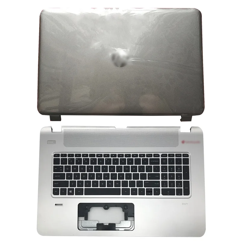 

NEW Laptop For HP Envy 17-K 17T-K Series 17.3" Silver Computer Case LCD Back Cover/Palmrest Upper Case