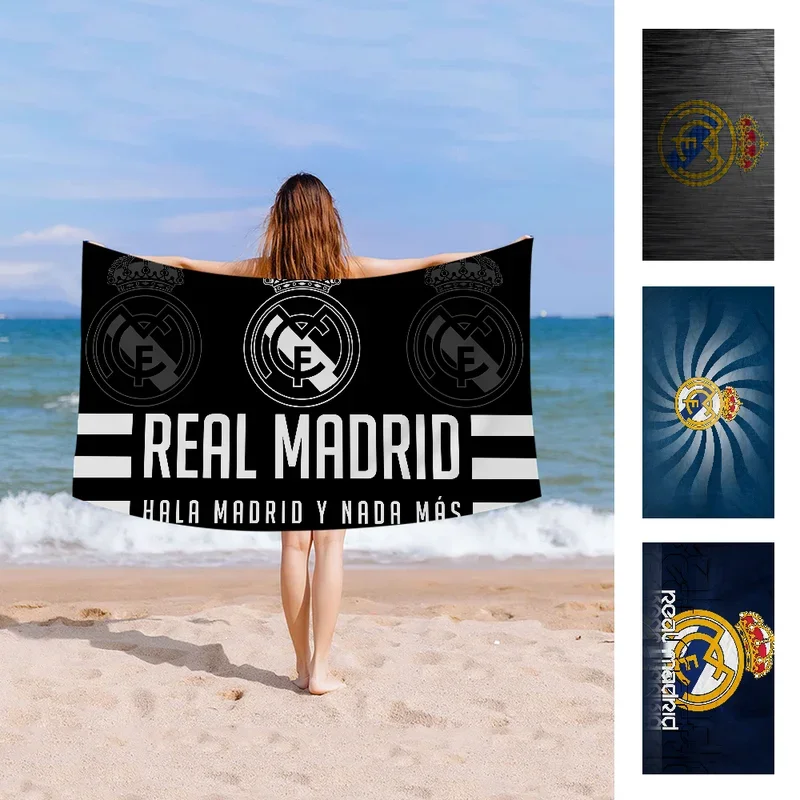 R-Real-M-Madrids Handdoek Microfiber Strandlaken Absorberend Snel Droog Zacht Yoga Zwemresort Bergbeklimming Handdoek