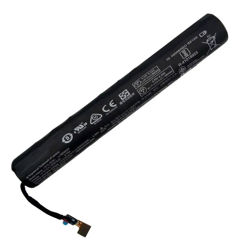 3.75V 6200mAh 23.2WH L15D2K31 Tablet Battery For LENOVO YOGA 3-850M Yt3-850F YT3-850 YT3-850M YT3-850L L15C2K31 Battery