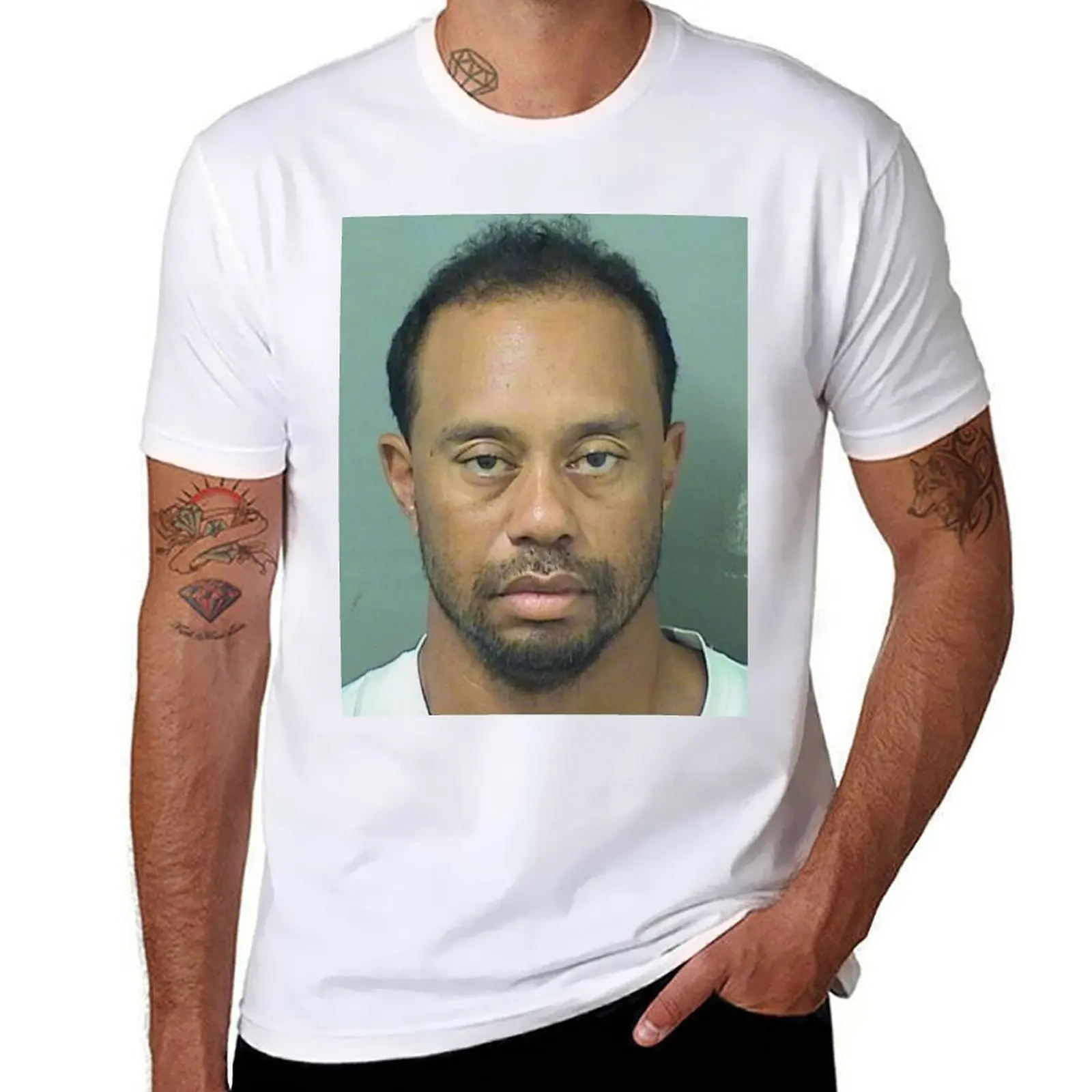 The Goats Mug Shot T-Shirt man t shirt designer t shirts with prints T-Shirt