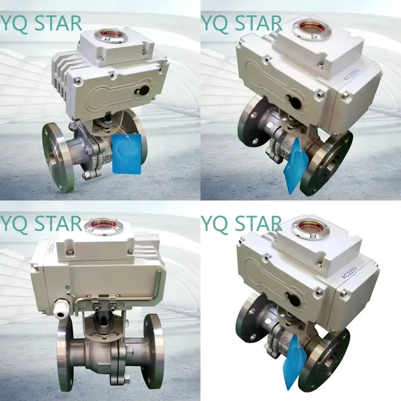 Electric Stainless Steel Ball Valve for DN15 to DN200 Water Oil High Pressure Pipeline Control Industrial Automation System