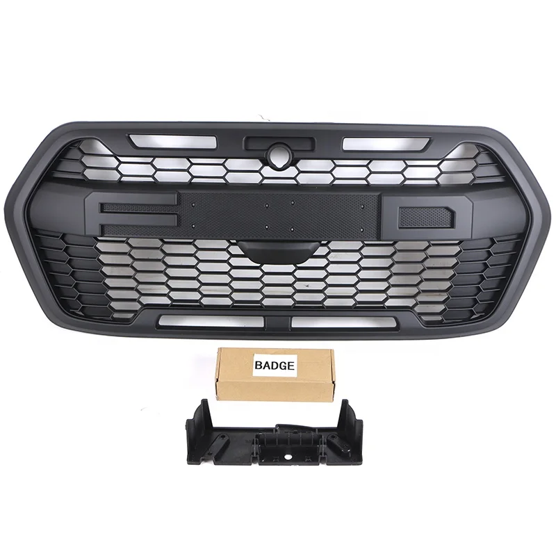 

For TRANSIT TRAIL MK8 2019-2024 Front Grille, ABS Black Custom Bumper Grille Para Parrilla SUV Modified Exterior Parts Fit EURO