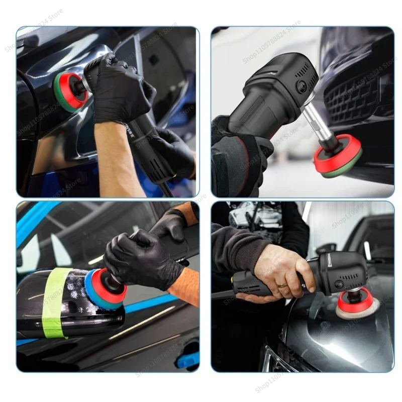 Polishing Machine Car Household Point Polishing Point Grinding 3 Inch Waxing Sealing Glaze Machine Extended Rod Multifunctional
