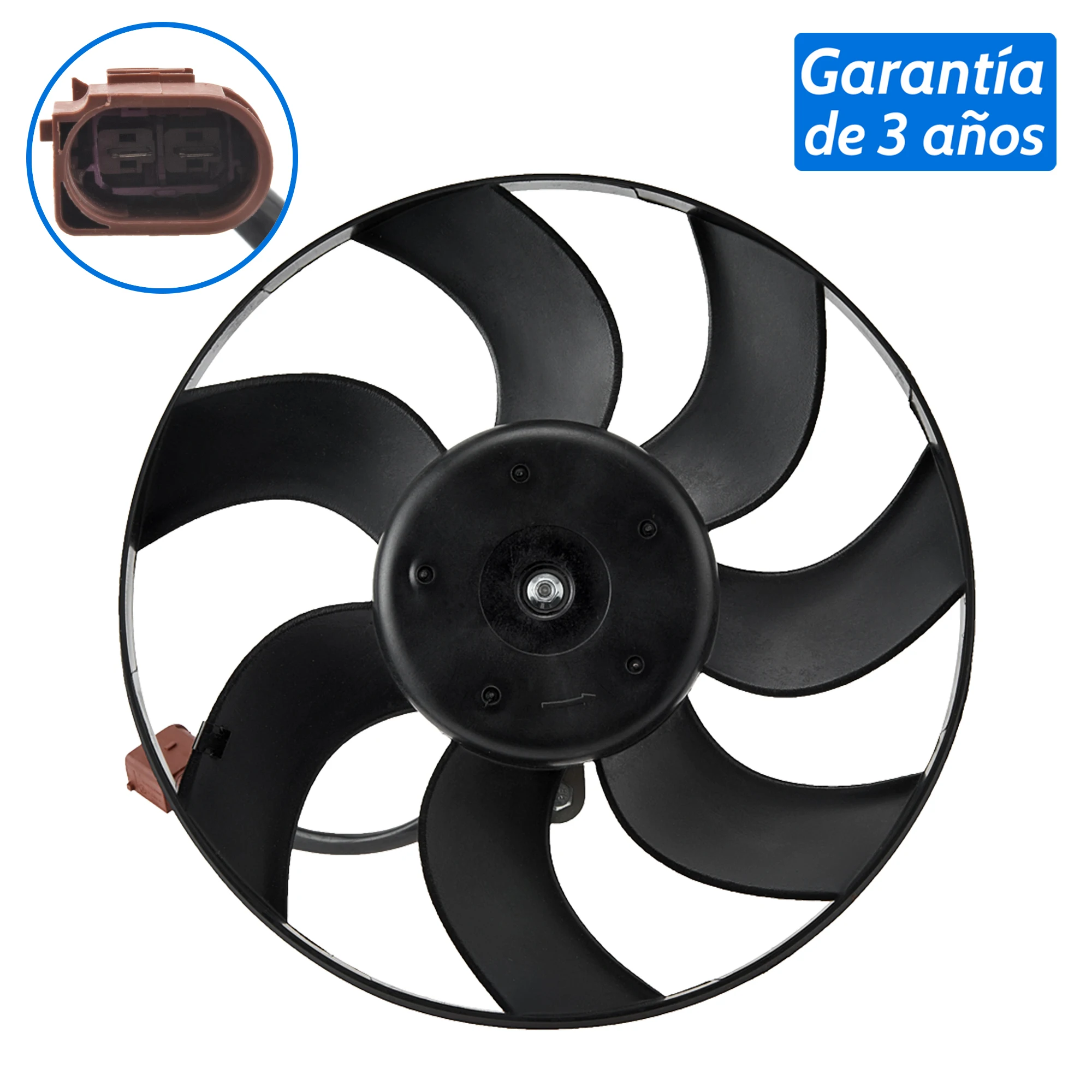 Ventilador de refrigeración del Motor lateral derecho, Motor 1TD959455A,1KD959455A para Volkswagen VW Jetta Golf GTI Passat Beetle