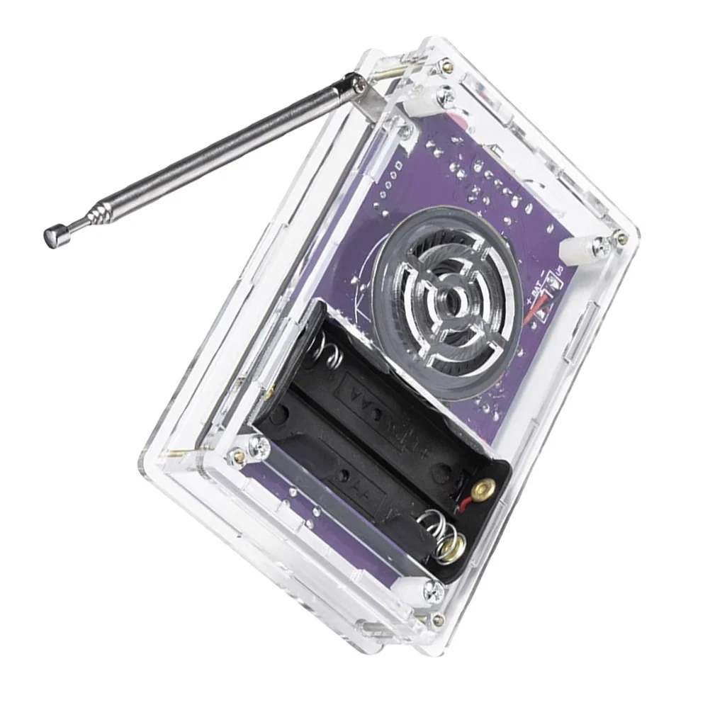 

1Set Radio Kit DIY Electronics Kit Fm Frequency Modulation Circuit Soldering Practice Board Project Electronic Kits for Adults