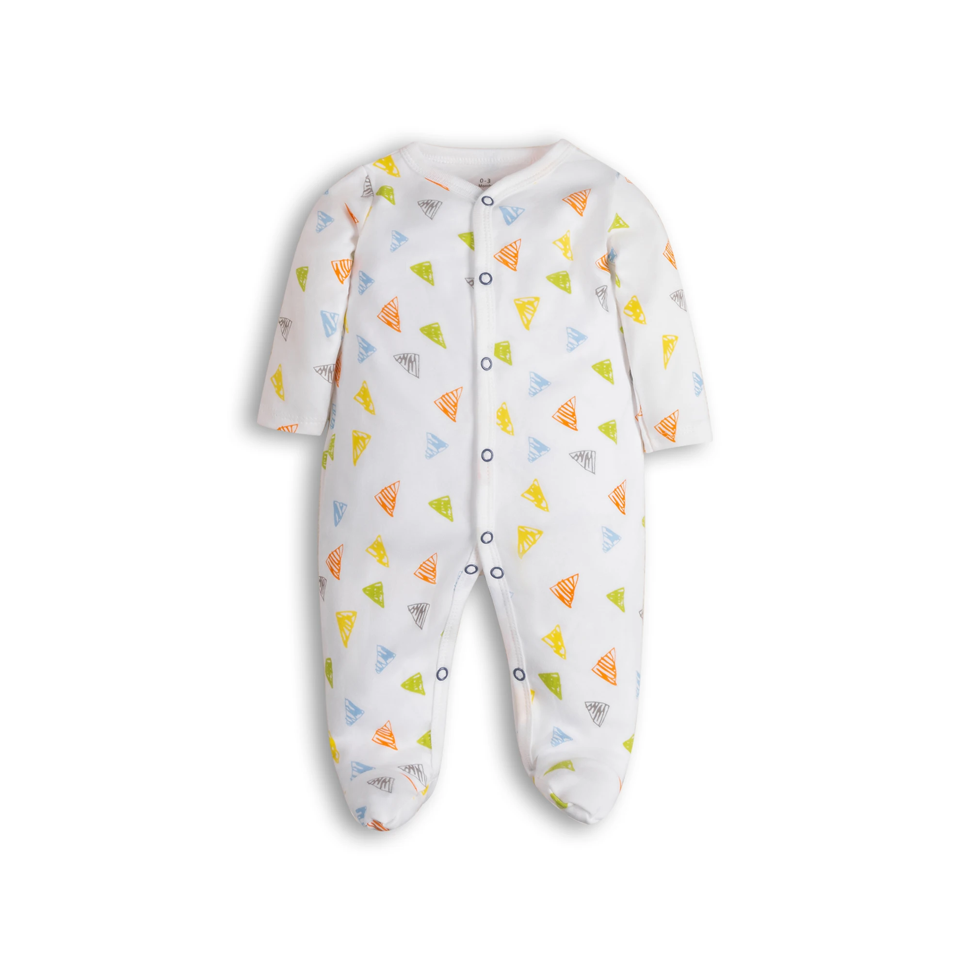 

Cozy Long Sleeve Footed Onesie for Newborns, Infant's Clothing, Soft Baby Clothes Romper.