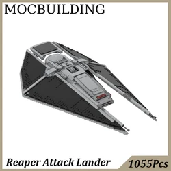 Attack Lander Spaceship MOC Building Blocks Display Construction Toys Birthday Gift Collection Christmas Presents