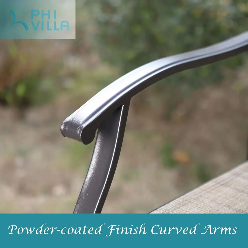 Conjunto de bar giratório para pátio, móveis para exterior: 2 bancos de bar e 1 mesa superior alta para jardim, varanda e quintal