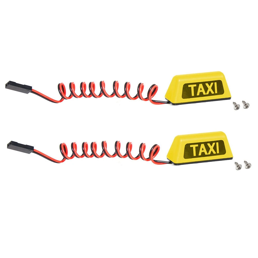 

IINBD-Yellow Model car taxi lamp 1/10 RV 1/8 climbing car off-road vehicle