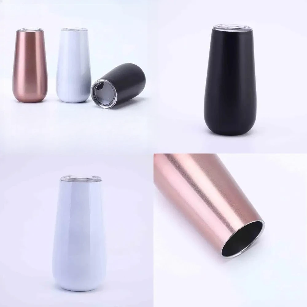 

6oz Eggshell Cup Vacuum Insulated Tumbler Beer Custom U Shaped Egg Shaped 6oz Wine Glass Swig Eggshell Cup