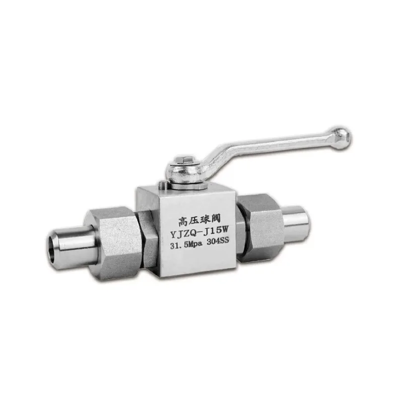For 304/316 Stainless Steel High Pressure Welded Pipe Ball Valve, Straight Through Welding YJZQ-J15W