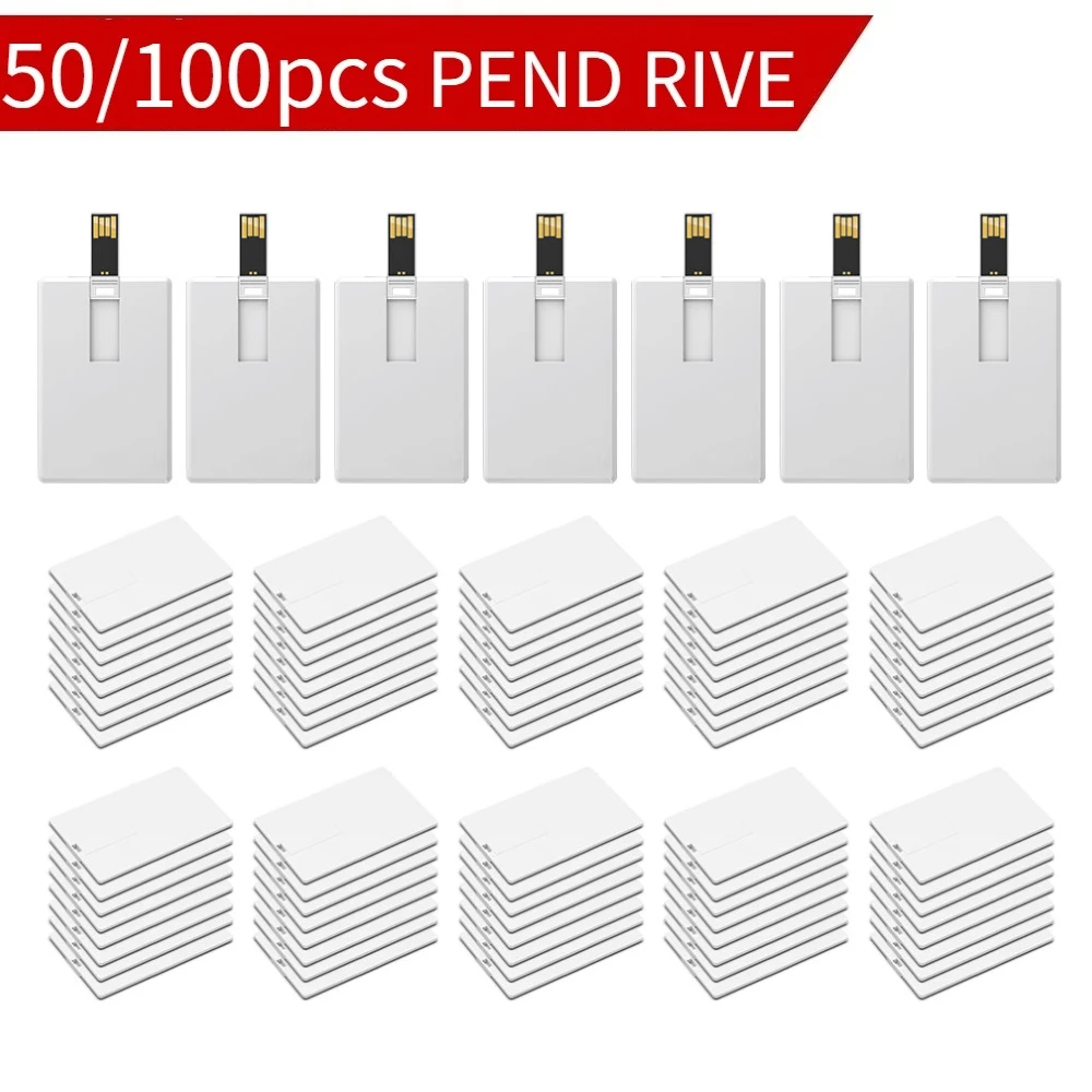 50/100pcs/lot Credit Card Master Card American Express USB Flash Drive 32GB 16GB 8GB 4GB Pendrive Memory Stick Real Capacity