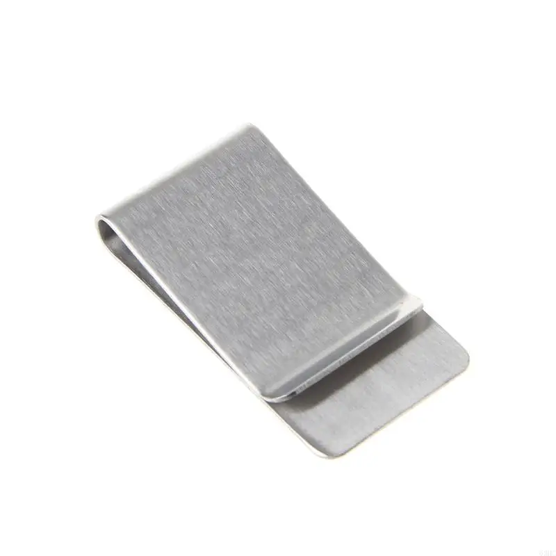 

63HC High Quality Money Clip Credit Card Holder Wallet New Stainless Steel