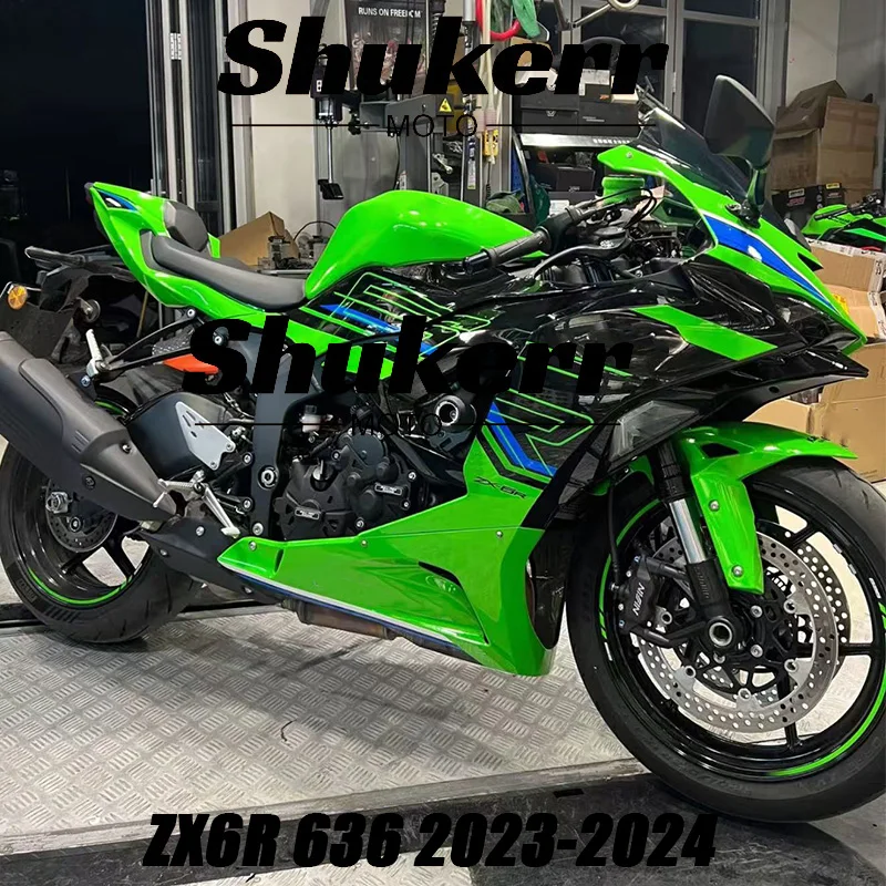 

Shukerr Moto Custom новый комплект обтекателя из АБС-пластика для мотоцикла, подходит для Kawasaki Ninja Zx6R 636 2023 2024, комплект обтекателя на заказ