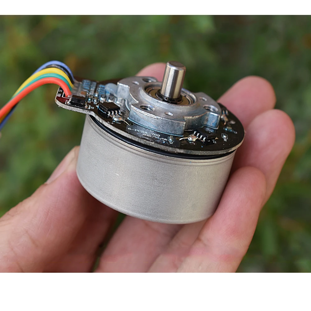 High Speed Large Torque BLDC BL4525 Outer Rotor Brushless Motor DC 12V 16.8V 24V 4400RPM PWM Speed Regulation for Fascial Gun