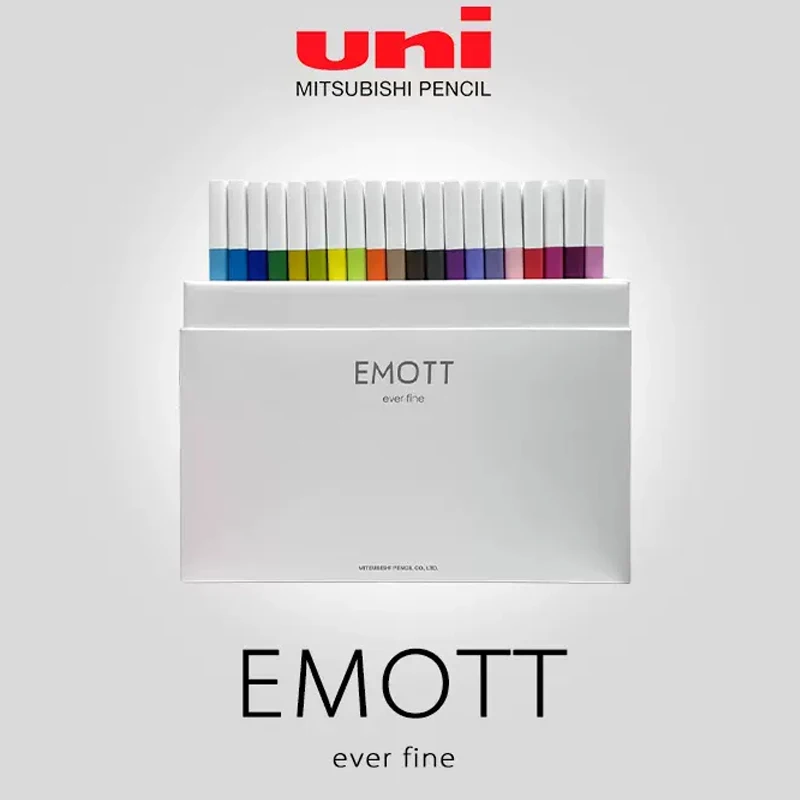 

Uni EMOTT 40 Colors Markers Set water-based Fiber Permanent graffiti Pen Painting Art Supplies For DIY Making Ceramic Glass