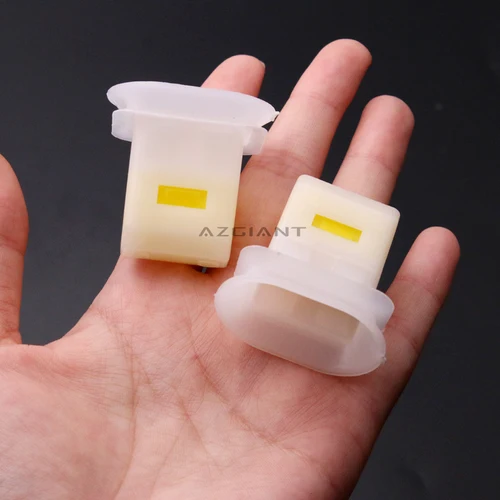 Imagen 2 del producto Hebilla de asiento trasero de coche, 2 piezas, Clip Original para Hyundai Elantra MISTRA Riona Verna Veloster ix35, retenedor de cubierta