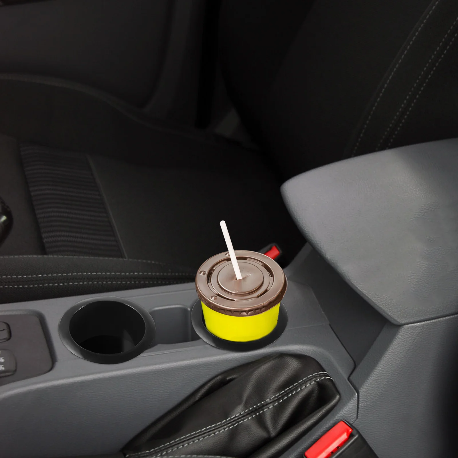 

2Pcs Business Car Cup Holder Heavy Duty Plastic Drop in Insert Removable Mount for Sofa Boat Deck Game Table Couch Patio