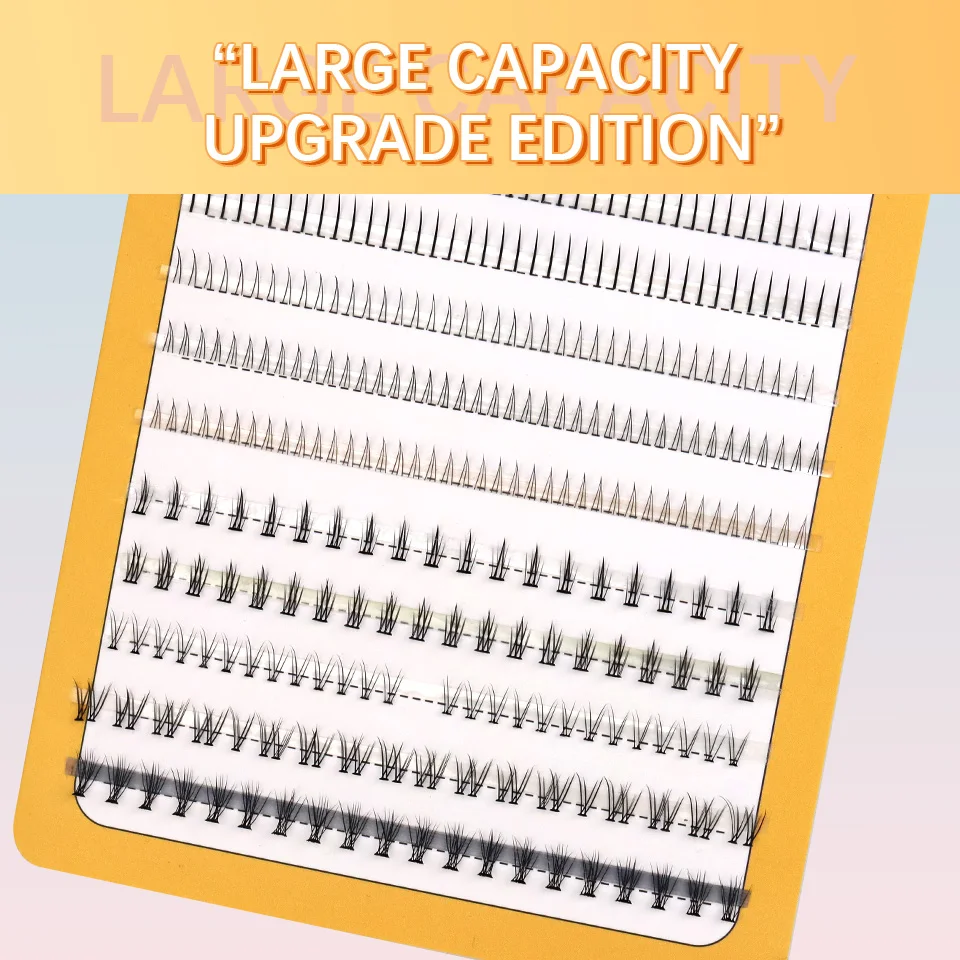 NEW 9 Styles DIY Lower Lash Clusters 306 Pcs Wispy Manga Anime Bottom Eyelash Extensions Soft Lightweight Natural Lashes