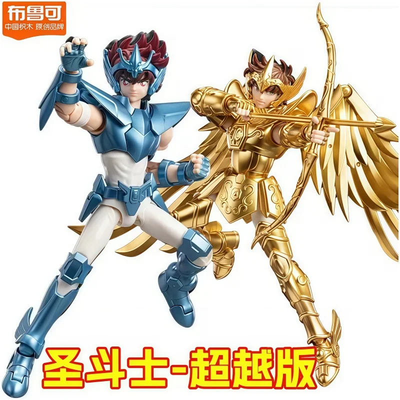 

[Pre-Sale] Blokees Saint Seiya Champion Class Sagittarius Aiolos Pegasus Seiya Anime Model Action Figure Assemble Toys Gift