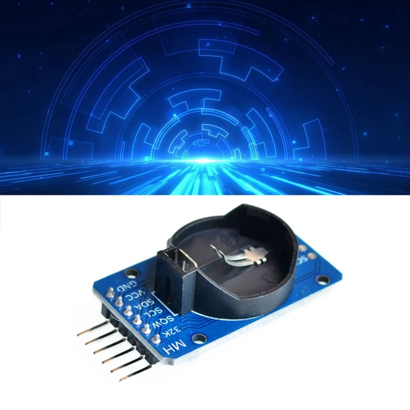 DS3231 AT24C32 IIC Module Precision Clock Module Memory 3.3V/5V Temperature Sensor As Shown PCB 1 PCS