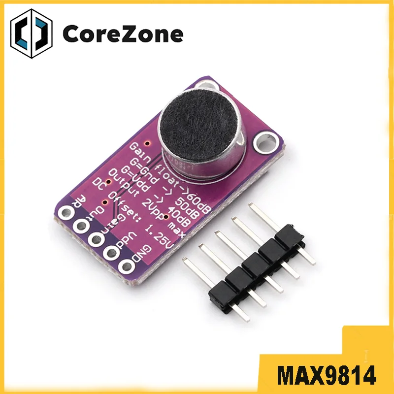 MAX9814 High Performance Microphone AGC Amplifier Module CMA-4544PF-W