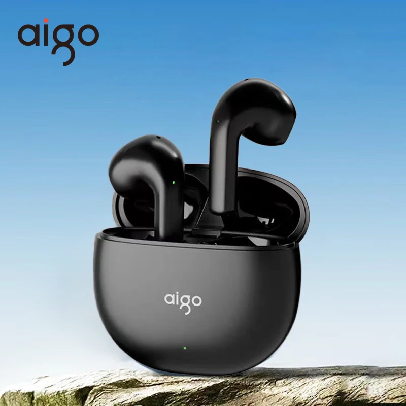 

Aigo TA68 Noise Reduction Headphone Waterproof Sport Wireless ENC Earbuds Exercise Music 25H Battery Life Bluetooth 5.4 Headset