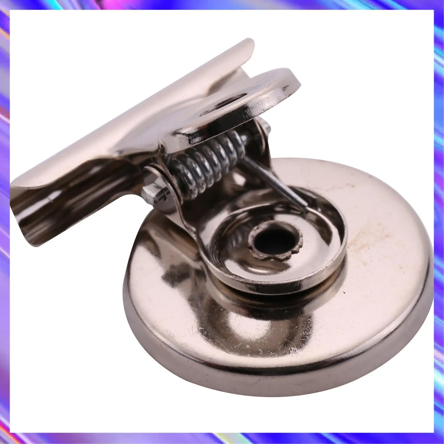 15Pcs 3Cm Magnetic Clip Magnet Refrigerator Wall Memo Note Message Holder Silver